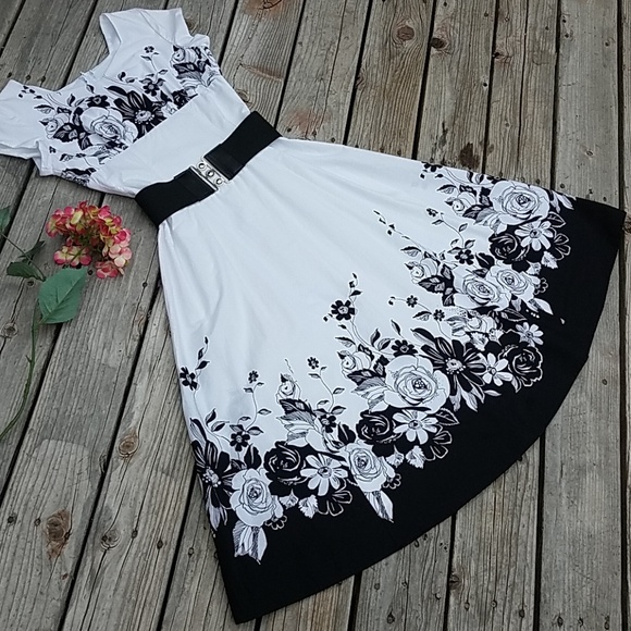 Jody Dresses & Skirts - Floral 50's Style Dress, Rockabilly, Cosplay, 9
